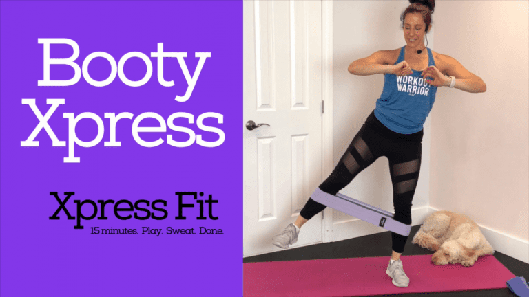 Xpress Fit Booty Xpress - 15 Minutes to strengthen & sculpt your booty - using Loop Bands!
