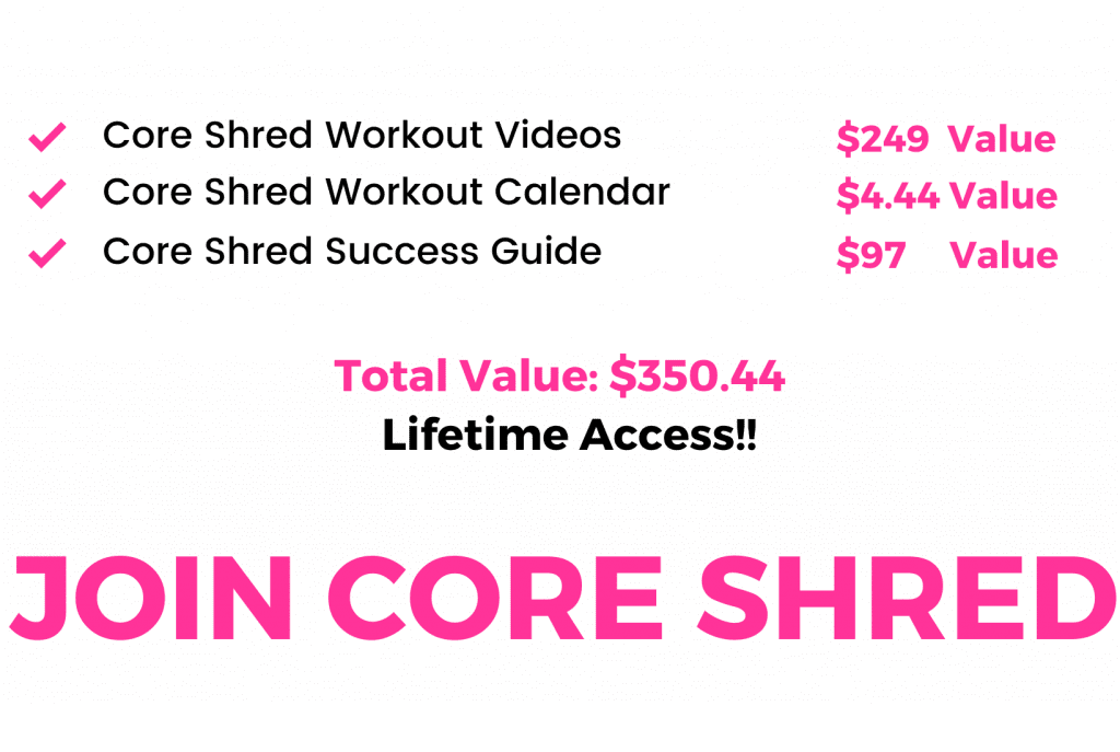 Core Shred - 3 week abs workout program