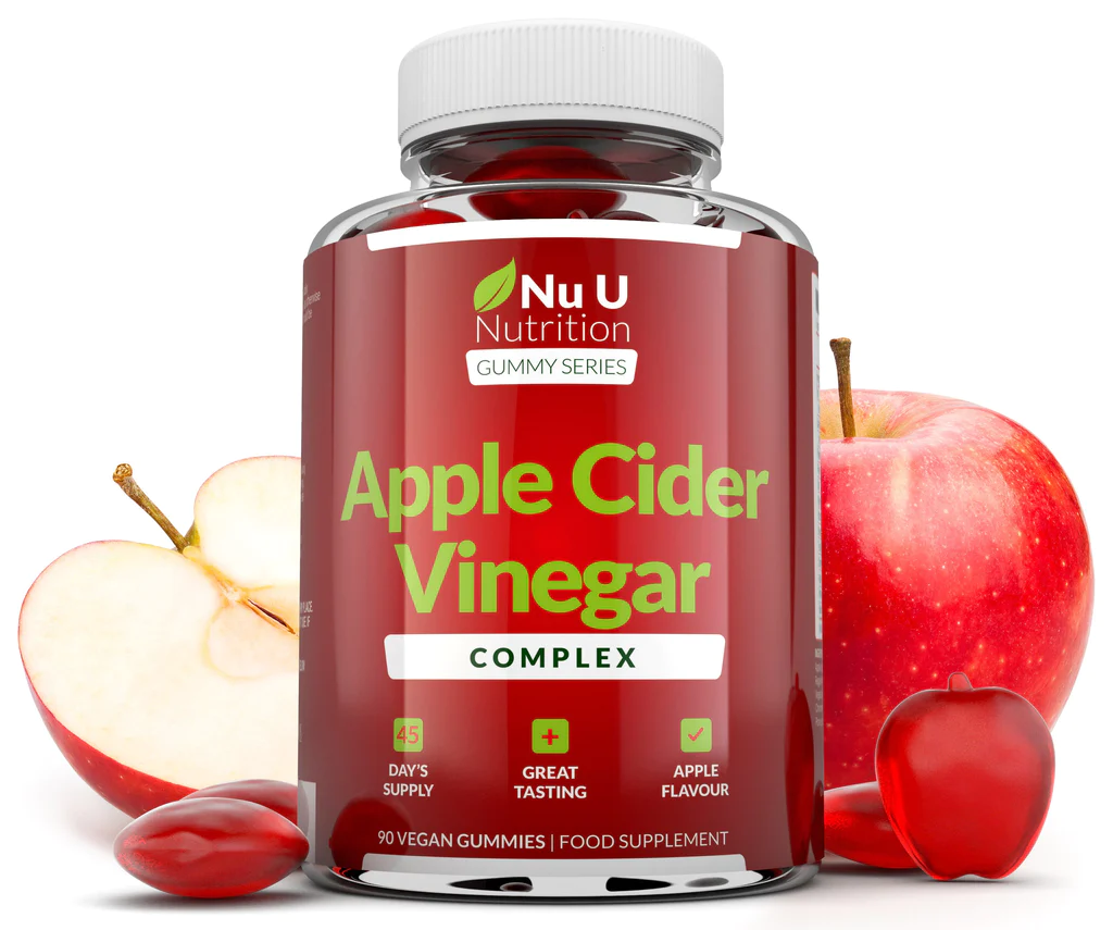 Apple Cider Vinegar 1000mg Vegan Gummies, with the Mother, 90 ACV Gummies